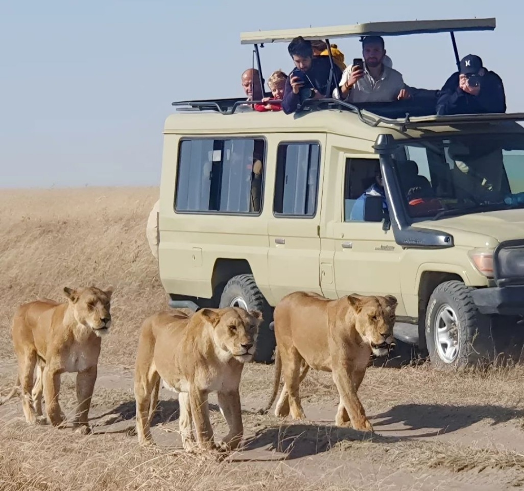 4x4 Land Cruiser on safari in Akagera National Park Rwanda